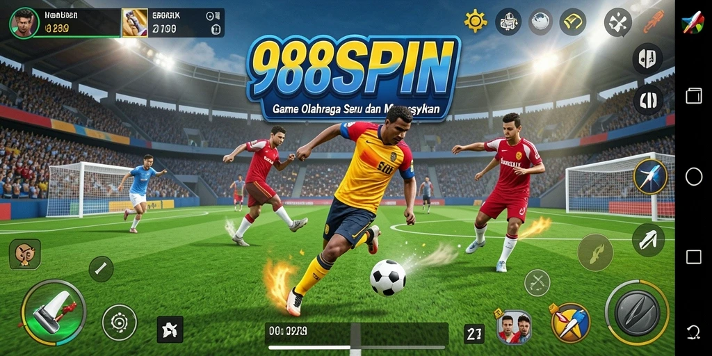 Tampilan gameplay yang mendebarkan di <strong>988SPIN</strong>, penuh aksi dan kompetisi.