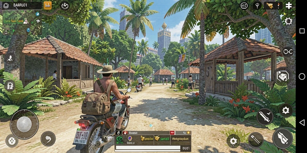 Tampilan gameplay menarik dari BARU01 yang seru dan menyenangkan.