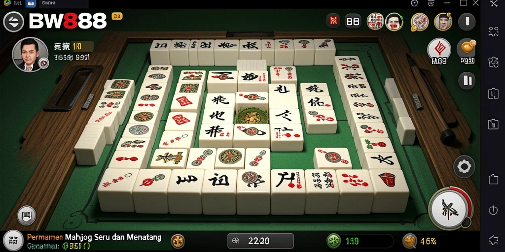 Gameplay seru BW888 dengan tampilan Mahjong yang menarik.