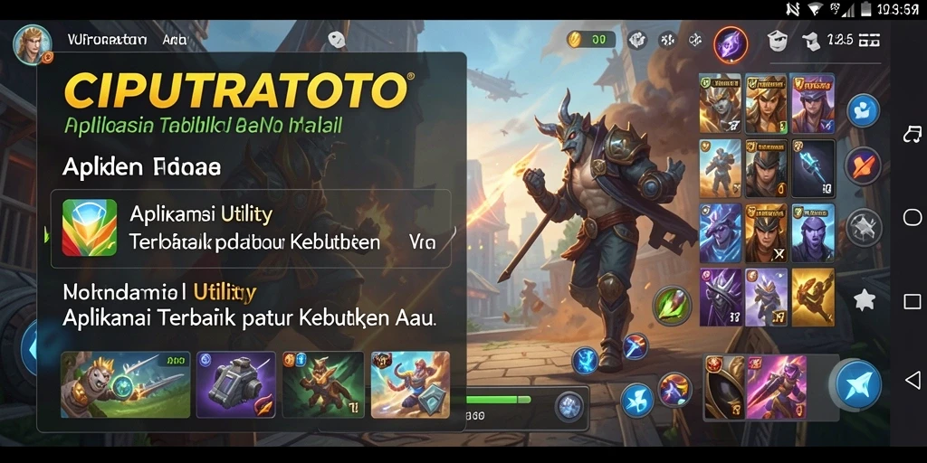 Tampilan aplikasi CIPUTRATOTO dengan fitur pengelola tugas yang intuitif.