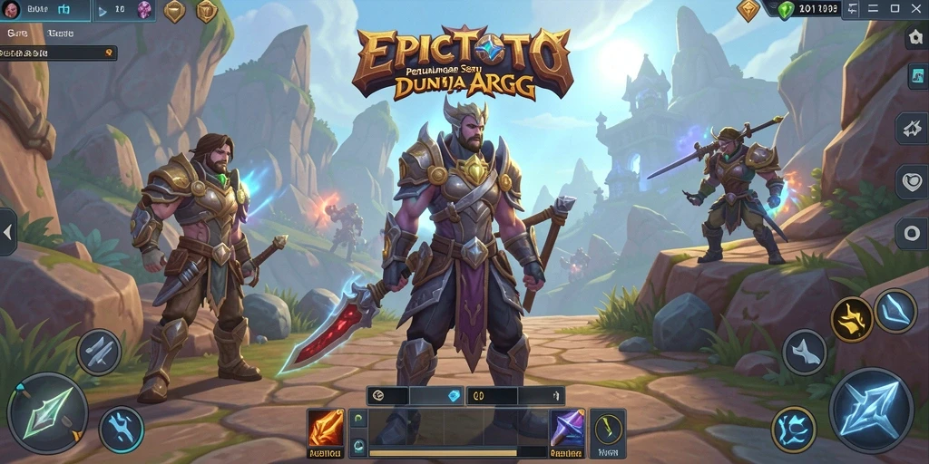 Tampilan gameplay intens dan interaktif dari EPICTOTO di dunia ARPG.