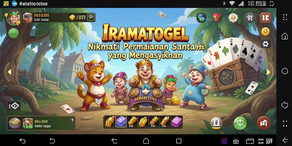 Tampilan grafis menarik dengan gameplay yang seru di IRAMATOGEL.