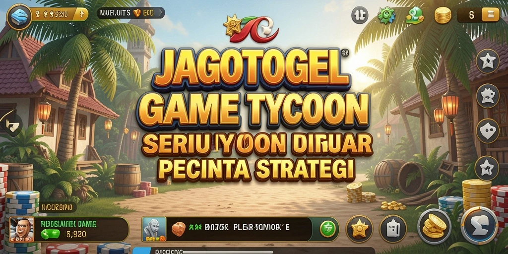 Screenshot gameplay JAGOTOGEL menampilkan aksi pengelolaan bisnis yang menarik.