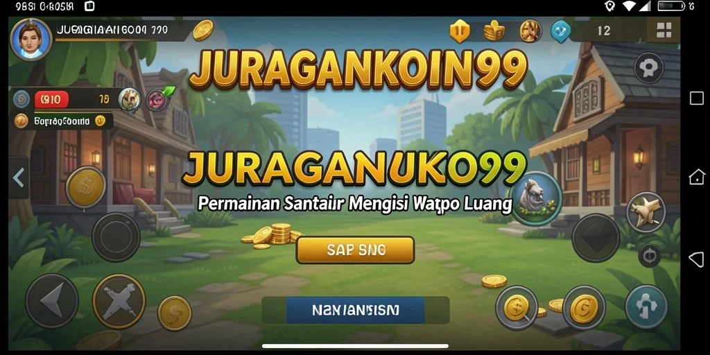 Tampilan gameplay JURAGANKOIN99 yang penuh warna dan menarik.