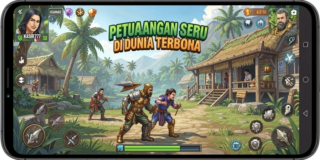 Screenshot KASIR777 menunjukkan gameplay yang seru di dunia terbuka.