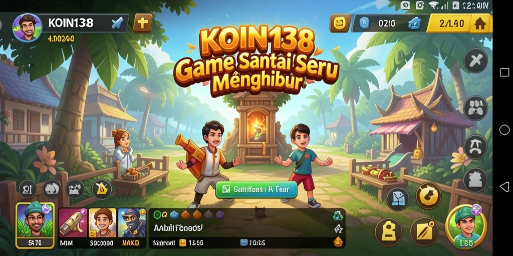 Tampilan menarik dari gameplay KOIN138 yang menyenangkan.
