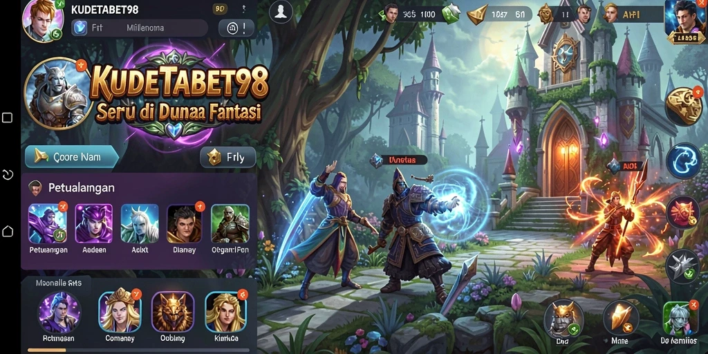 Tampilan gameplay menakjubkan dari KUDETABET98 dalam petualangan seru.