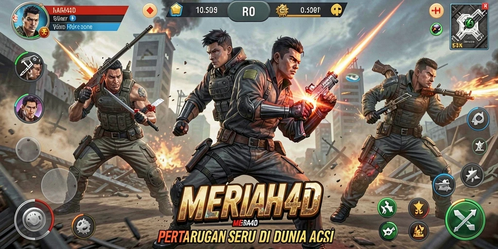 Gameplay seru di MERIAH4D dengan pertarungan mendebarkan.
