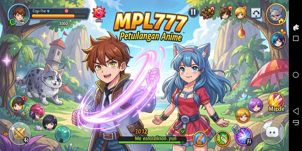 Tangkapan layar gameplay MPL777 menunjukkan aksi seru di dunia Anime.