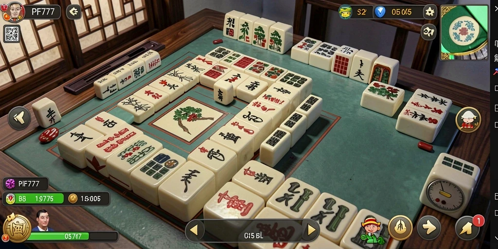 Tampilan menarik dari gameplay PF777 Mahjong yang mengasyikkan.