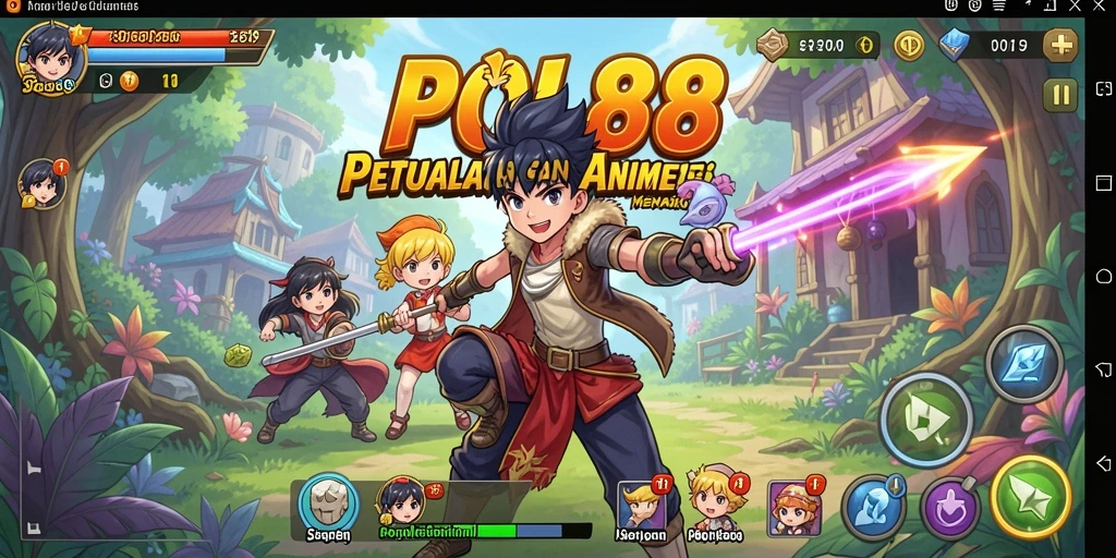 Tampilan gameplay POL88 yang penuh warna dan aksi seru.