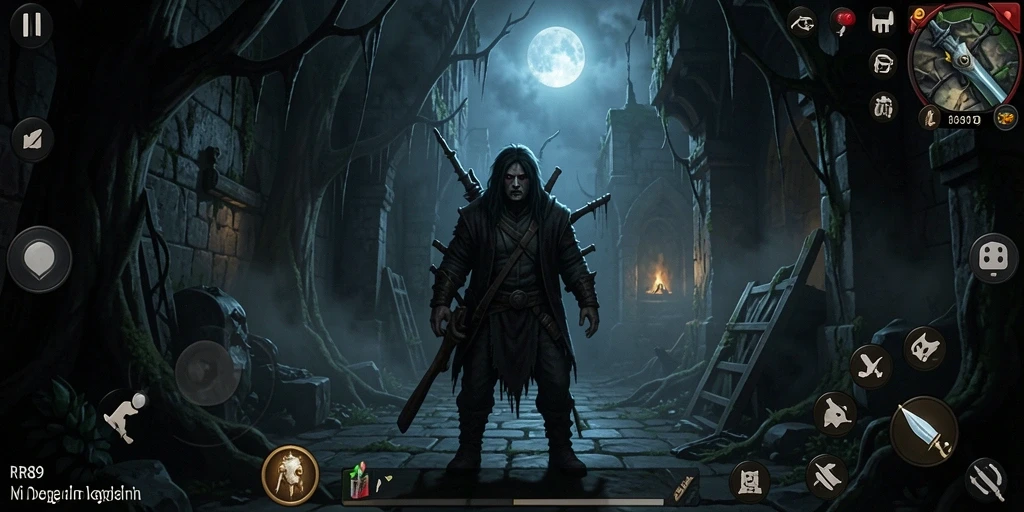 Screenshot menampilkan suasana horror yang mencekam di RR89.