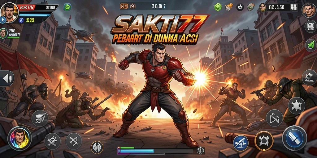 Tampilan gameplay SAKTI77 yang mendebarkan dalam pertempuran Action.