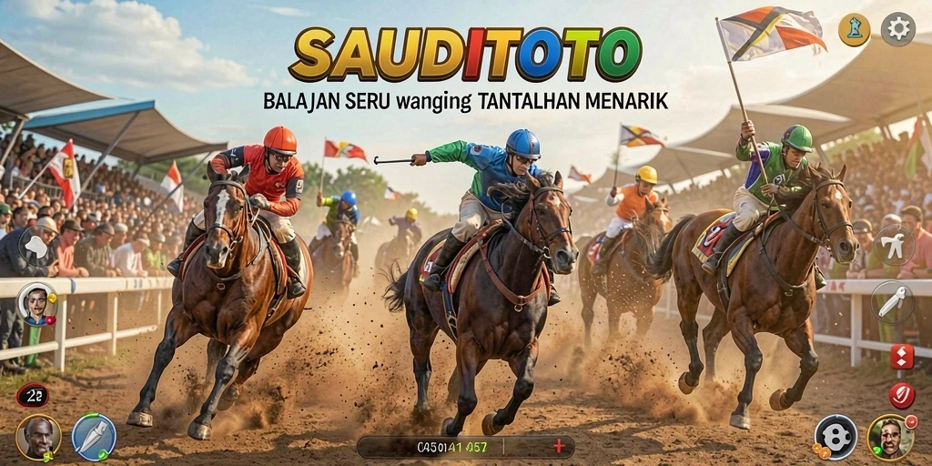 Tampilan menakjubkan gameplay balapan di SAUDITOTO.